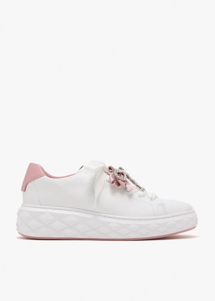 Jimmy Choo Diamond Light Maxi sneakers - J000180567-WHITE - Women's Sneaker 