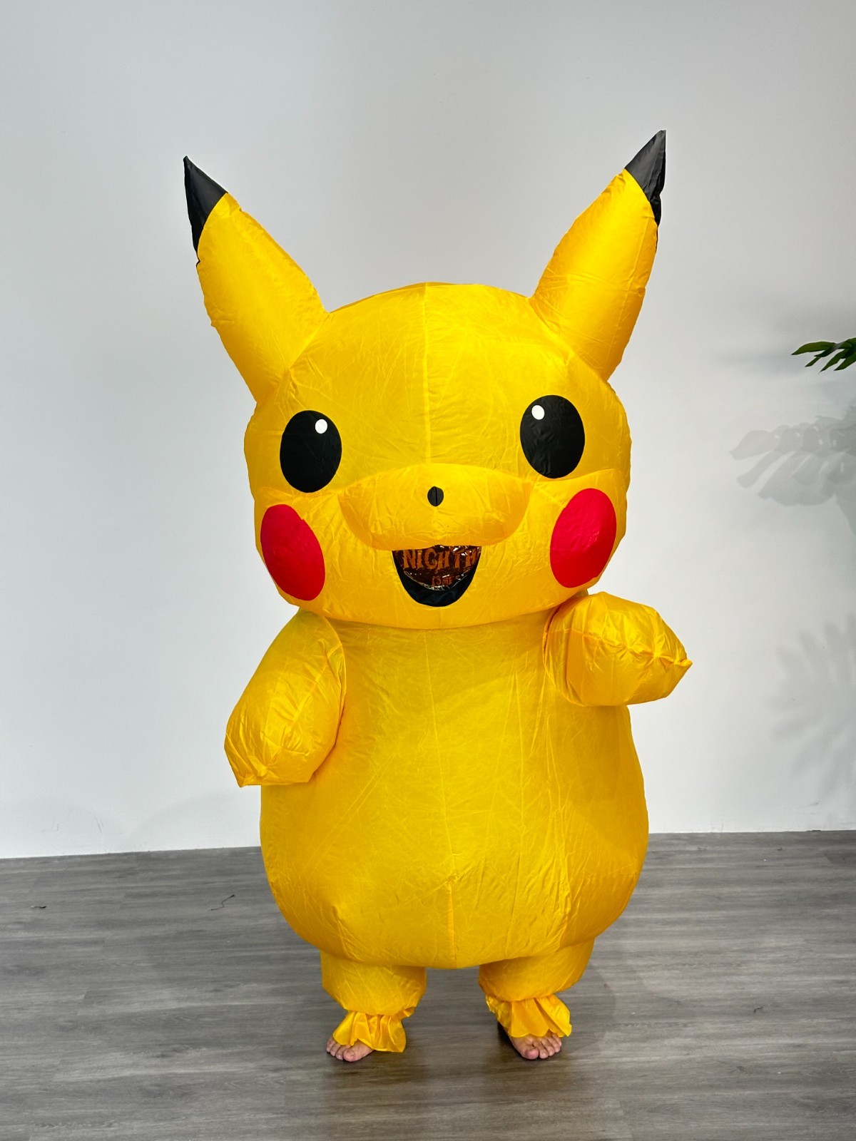 Pikachu Inflatable Costume Kids Size Fancy Dress Halloween Cosplay Party Outfiit