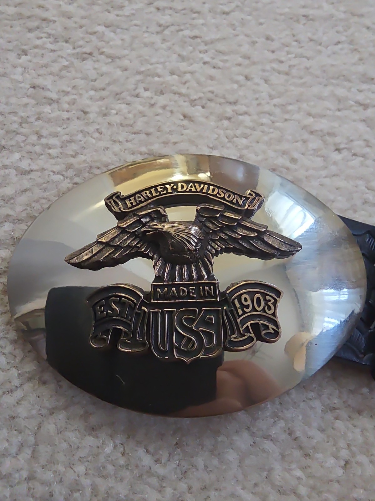 Vintage 1982 HARLEY DAVIDSON BELT PRISTINE CONDITION