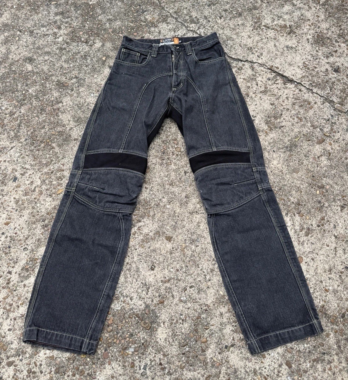 Vintage Icon Recon Pant Size 30x31 Blue Y2K  Motorcycle Riding Jeans Black