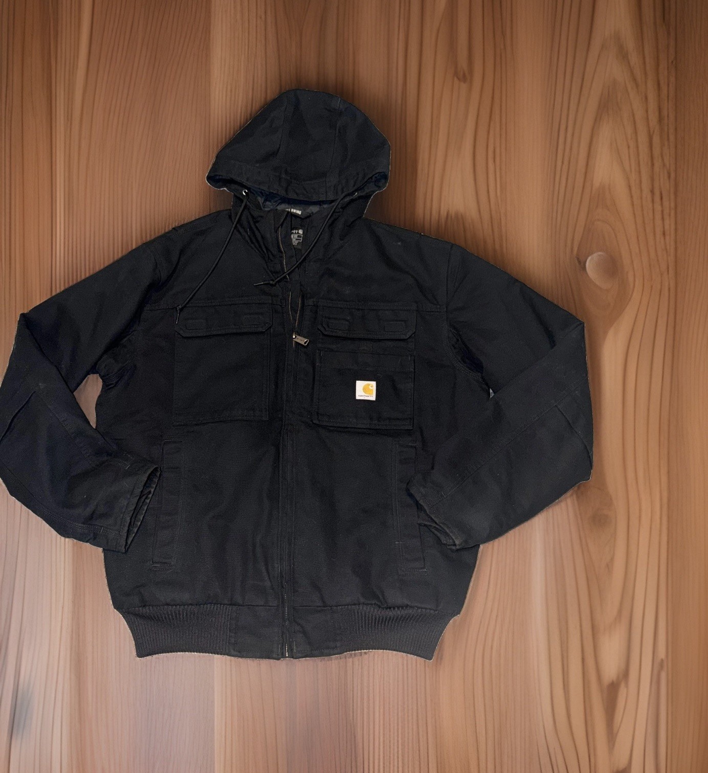 Carhartt Men’s Washed Duck Bartlett Hooded Jacket Size L