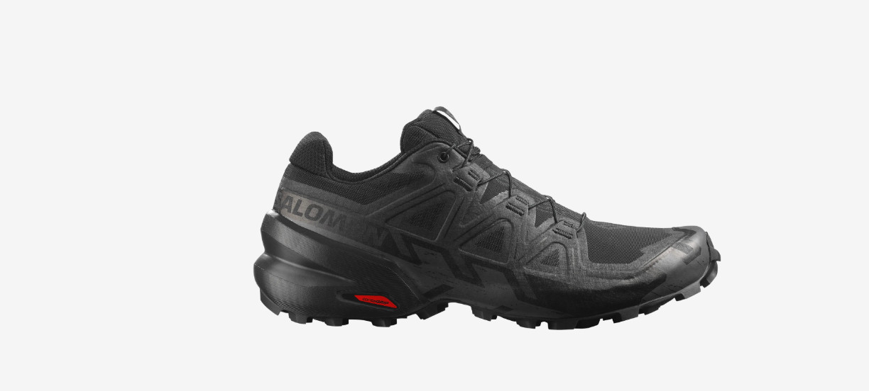 Salomon SPEEDCROSS 6 Men's Trail Running Shoes Authentic Brand New - Black