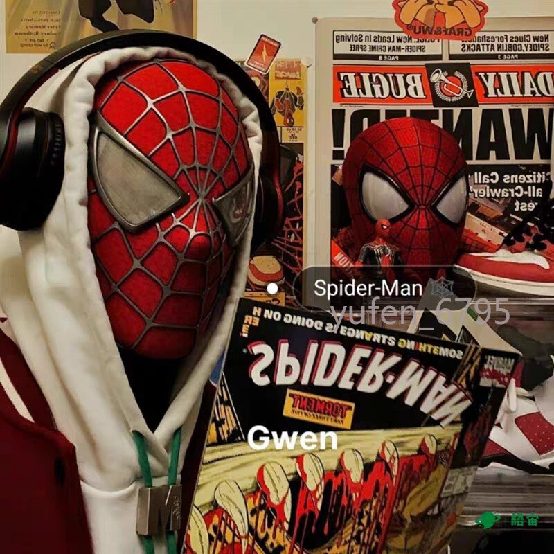 New Handmade Classic Toby Spider-man 3D Mask Face Shell Eyes Helmet Cosplay Prop