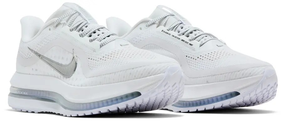 Nike Air Zoom Pegasus Premium White Silver Men\'s Running Shoes HQ2592-102