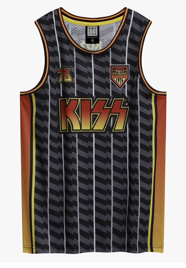 KISS - Destroyer Basketball Jersey Vest Shirt - Official New
