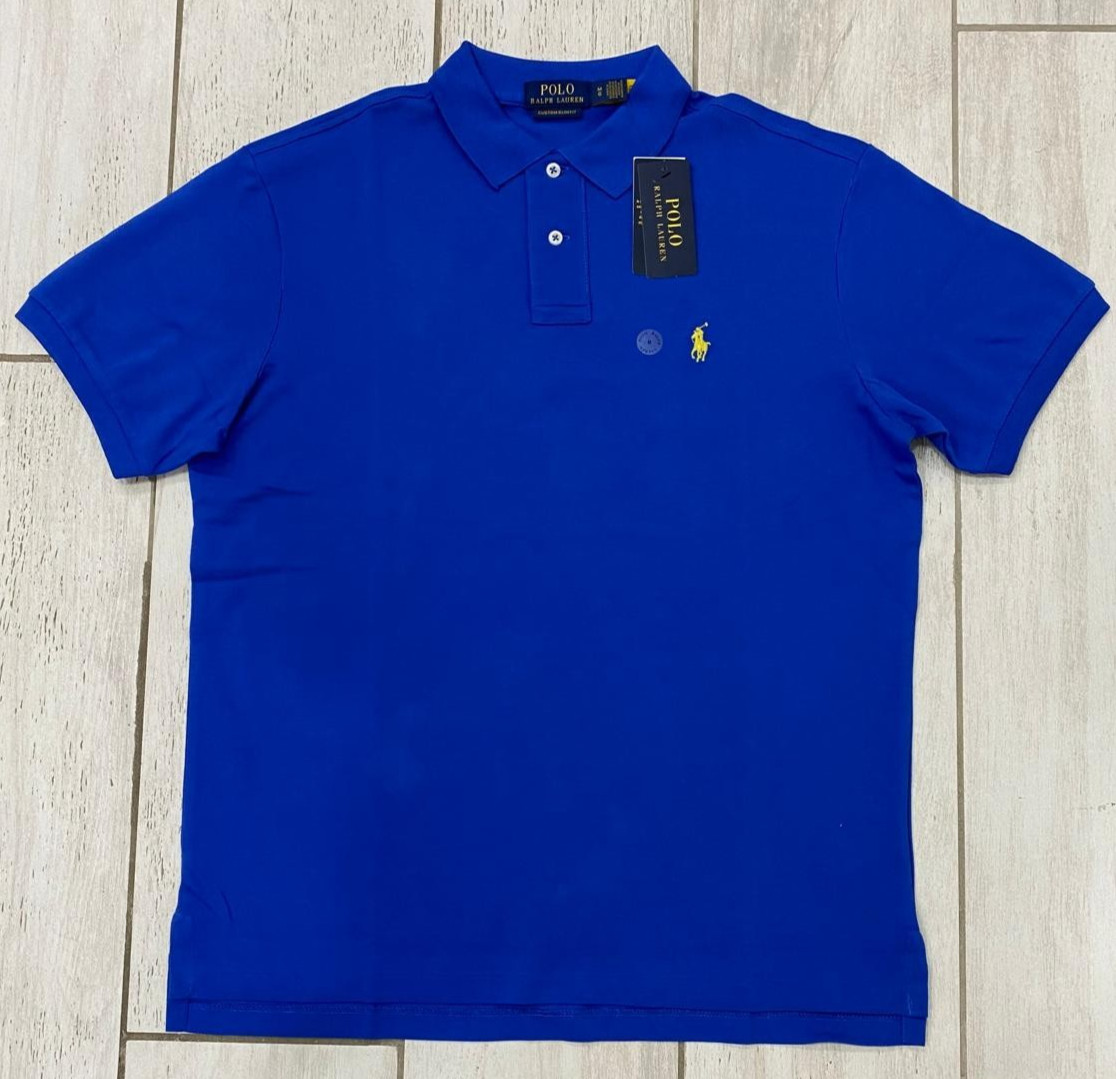 NWT Polo Ralph Lauren Men’s Custom Slim Fit Mesh Polo Shirt - Blue, Navy  S-2XL