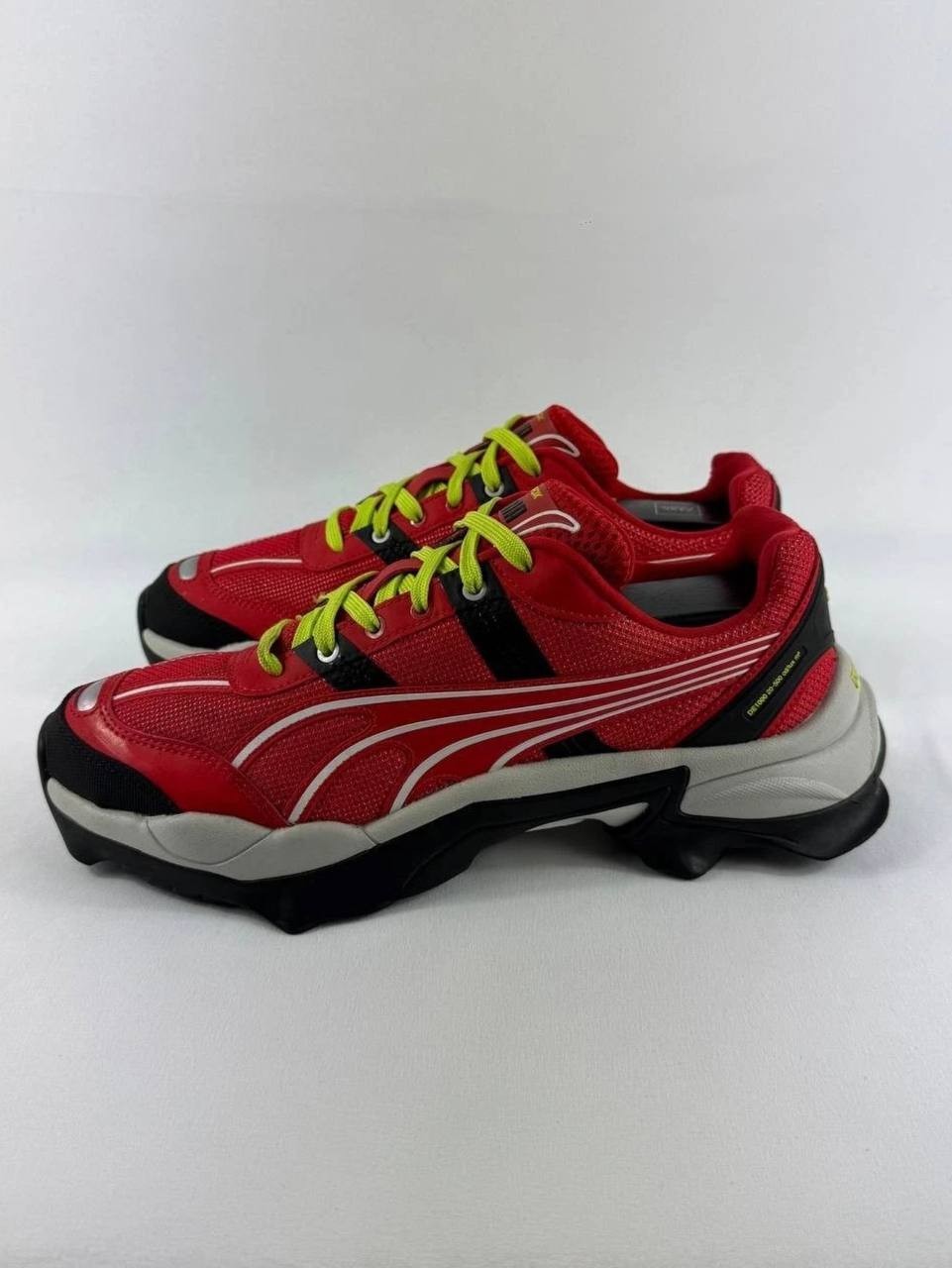 Puma Nitefox Shoes Mens Size 8.5 Red Running Low Top Sneakers 371480-02