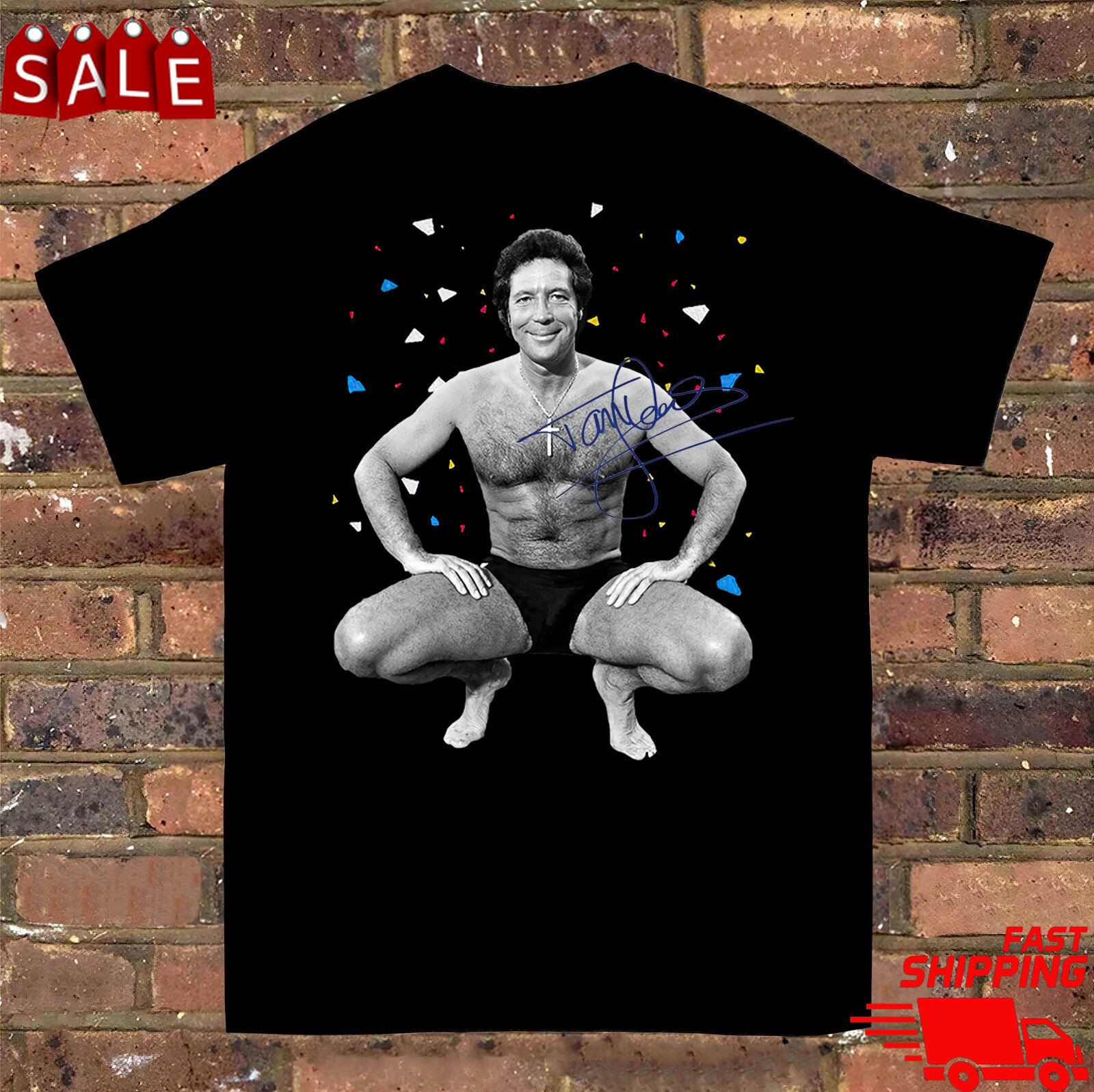 New Tom Jones signature Shirt Tee For Men Women SEG_201