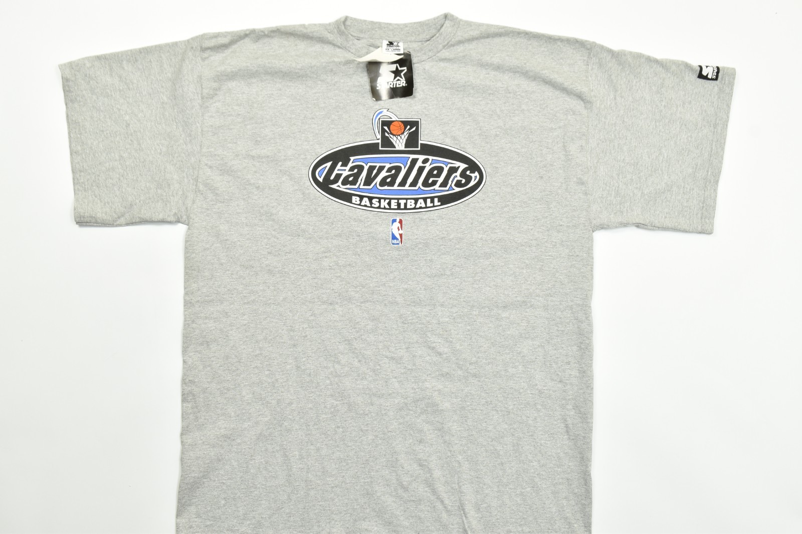 Vintage Starter NBA Cleveland Cavaliers T-Shirt Mens XXL Gray Graphic Tee