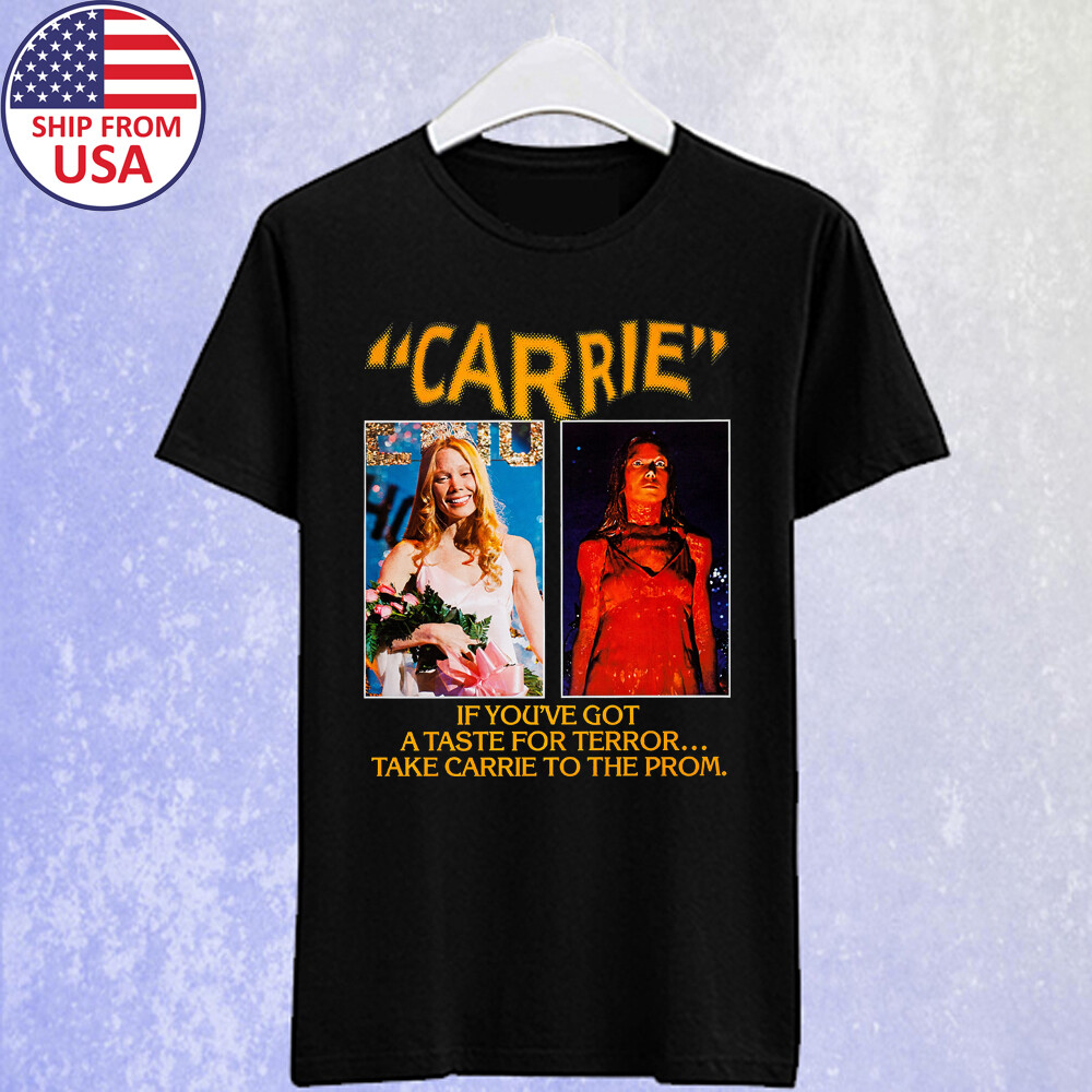Carrie 1976 Horror Drama Movie Men's Black Size S-5XL