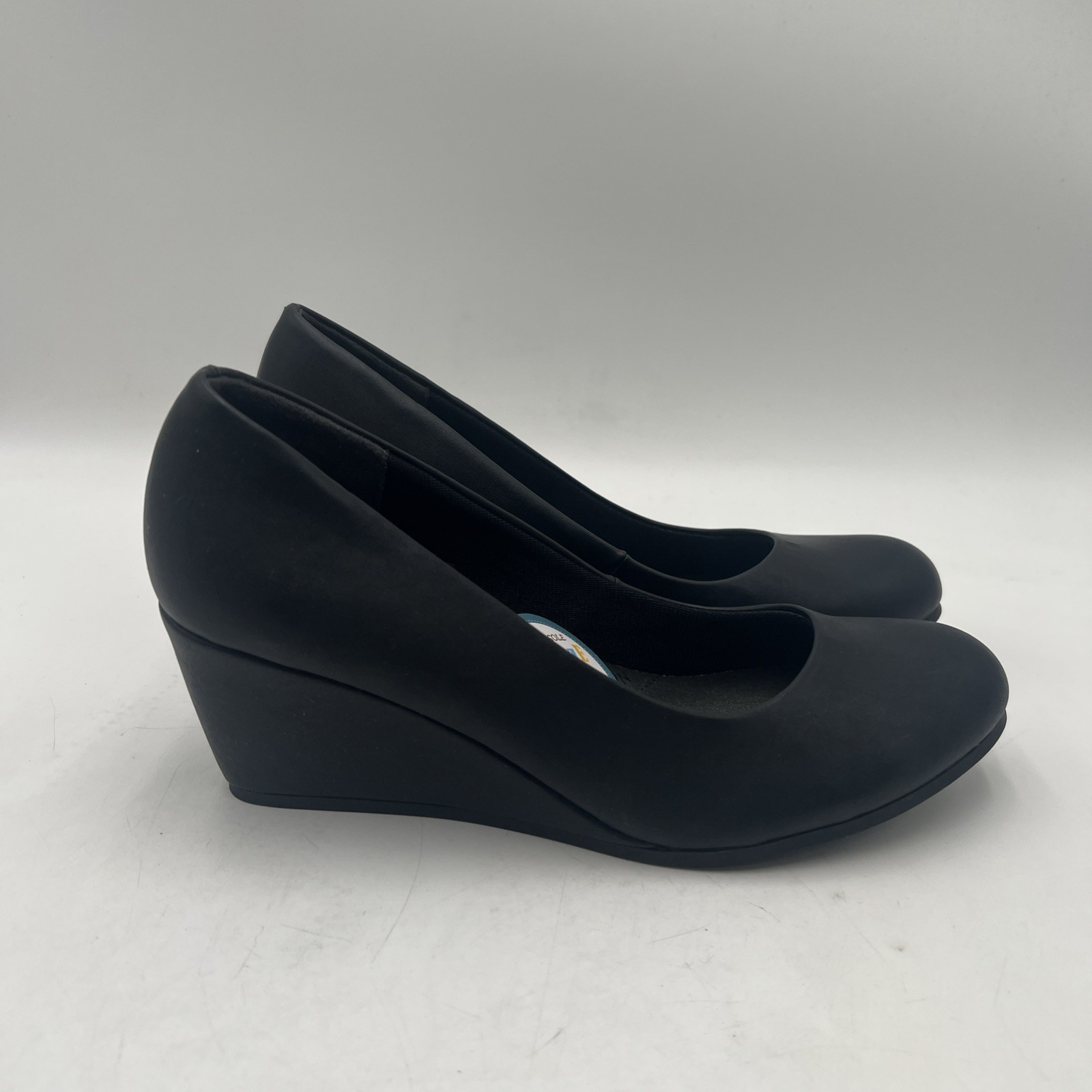 Women’s Jellypop Nola Black Slip On Wedge Pump Size 8.5M
