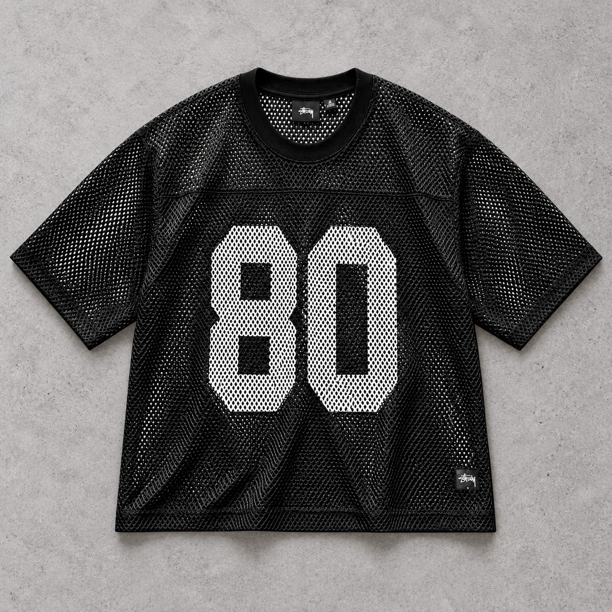 Stussy Team 80 Jersey - Black Men\'s Size XL Pre-Owned