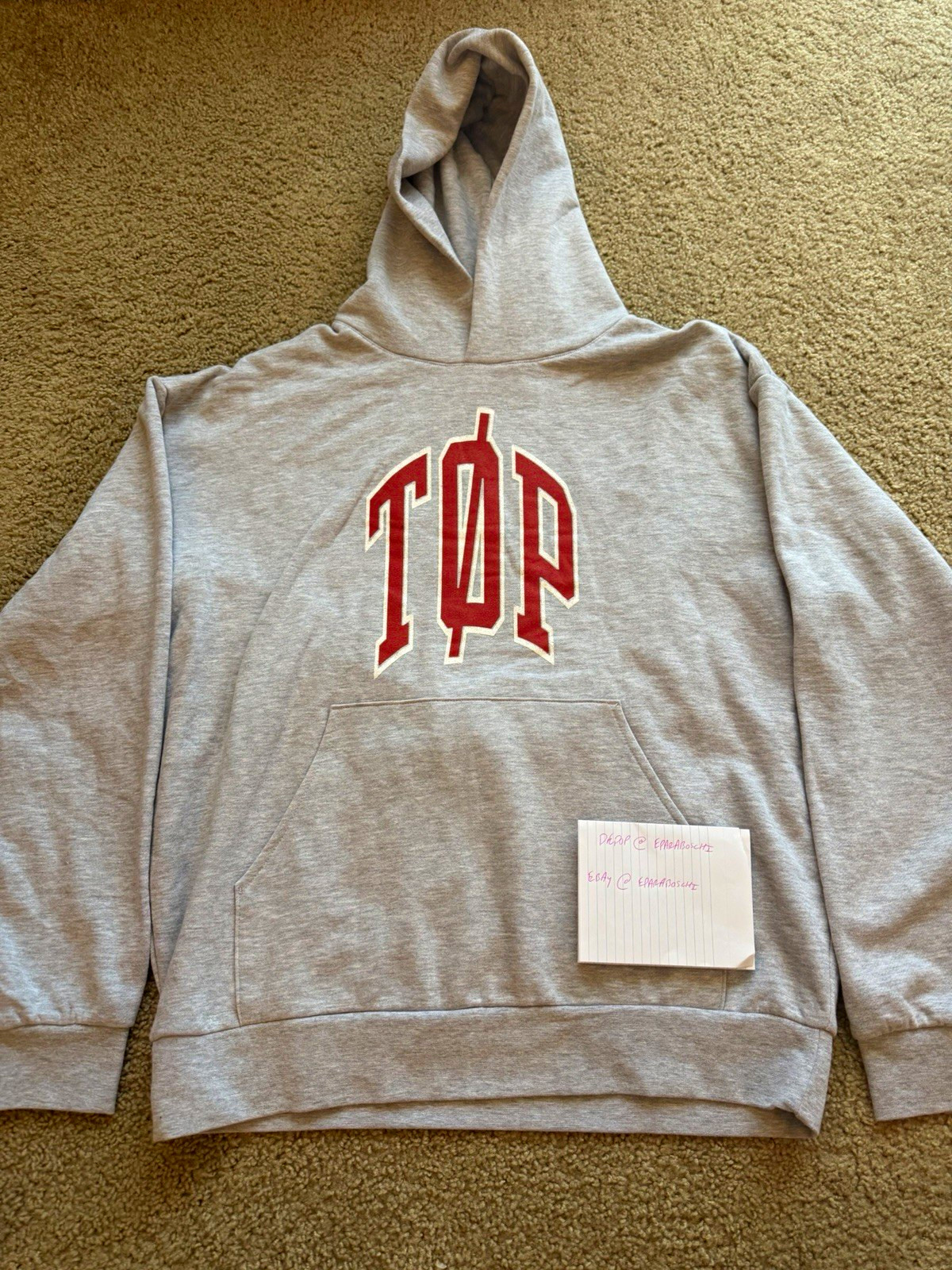Twenty One Pilots Ohio Stadium OSU grey hoodie Size Large Official Merch
