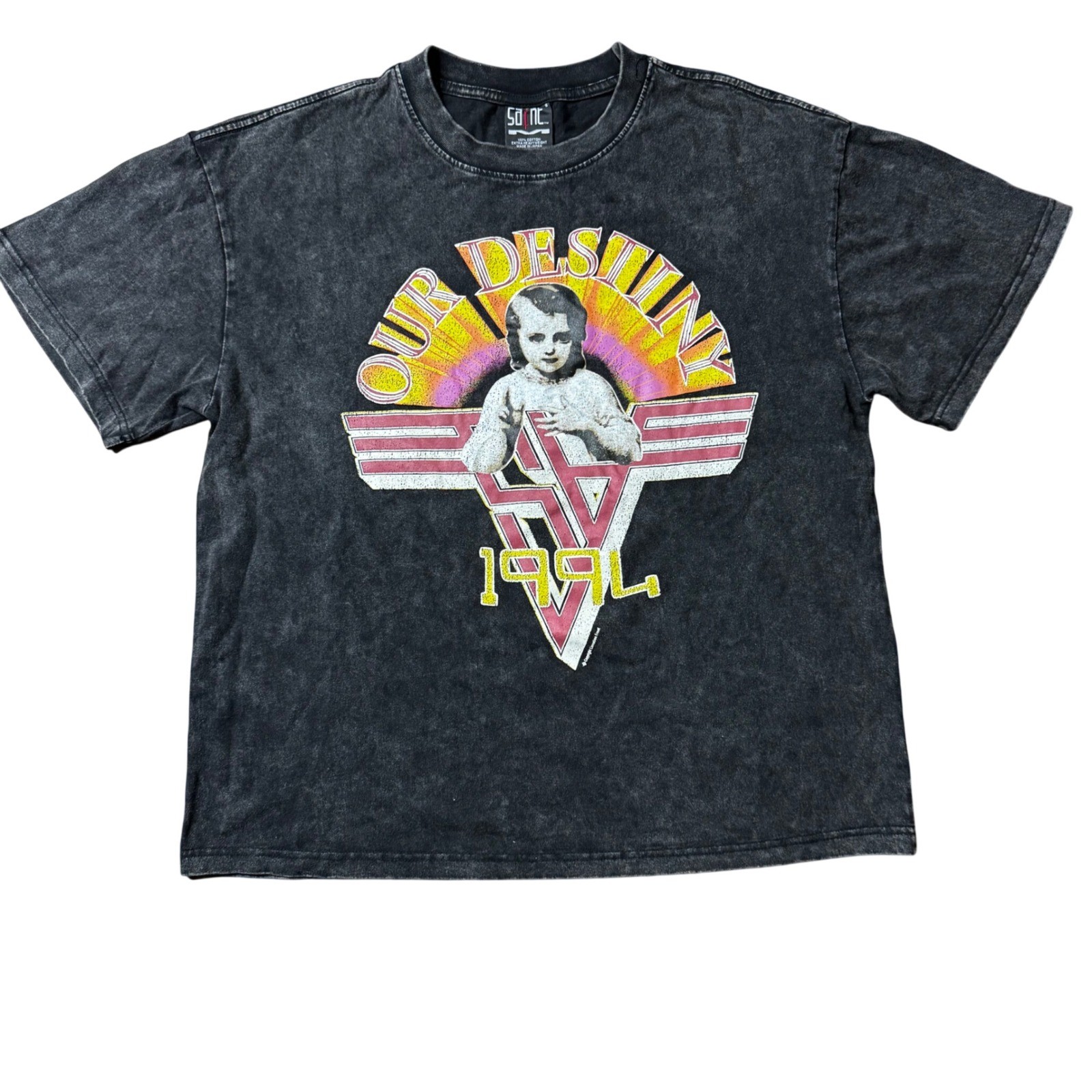 Saint Michael Our Destiny 1994 Graphic T-Shirt Sonic Heavyweight Cotton Japan