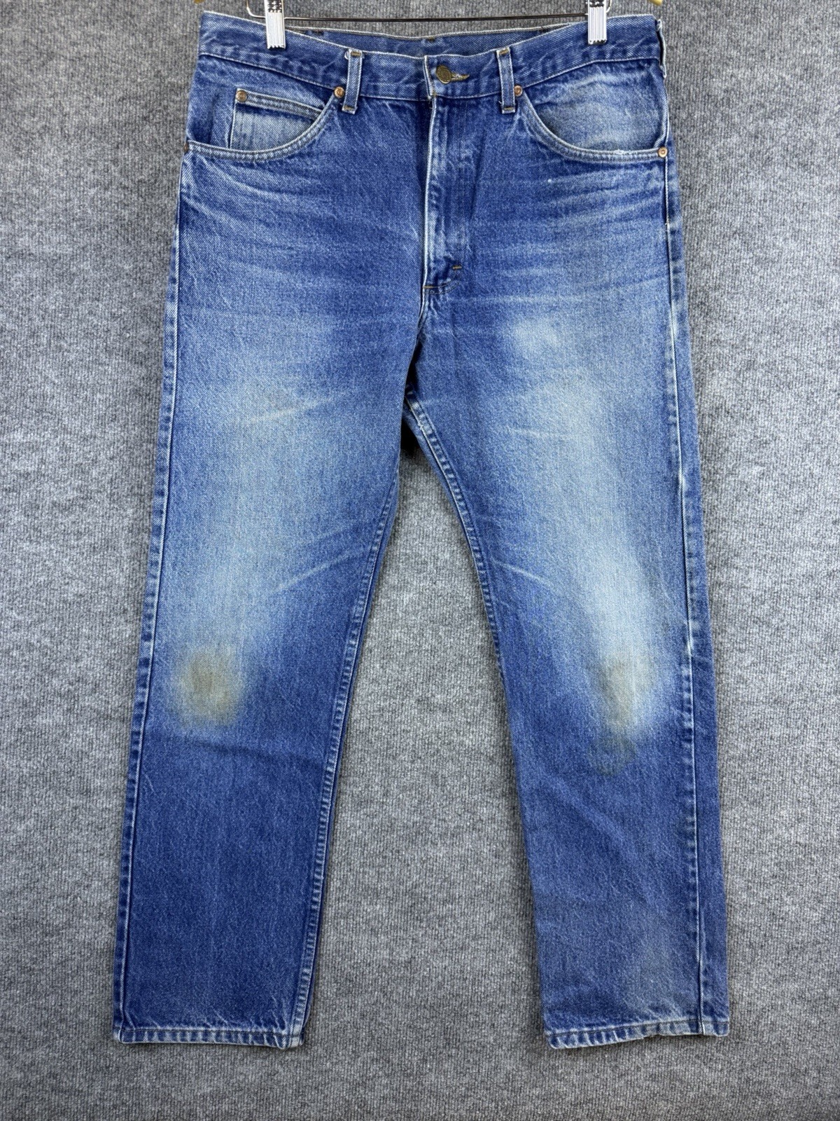 Lee Riders Jeans Mens 36x32 Blue Vintage Straight Leg Made in USA Denim 0397
