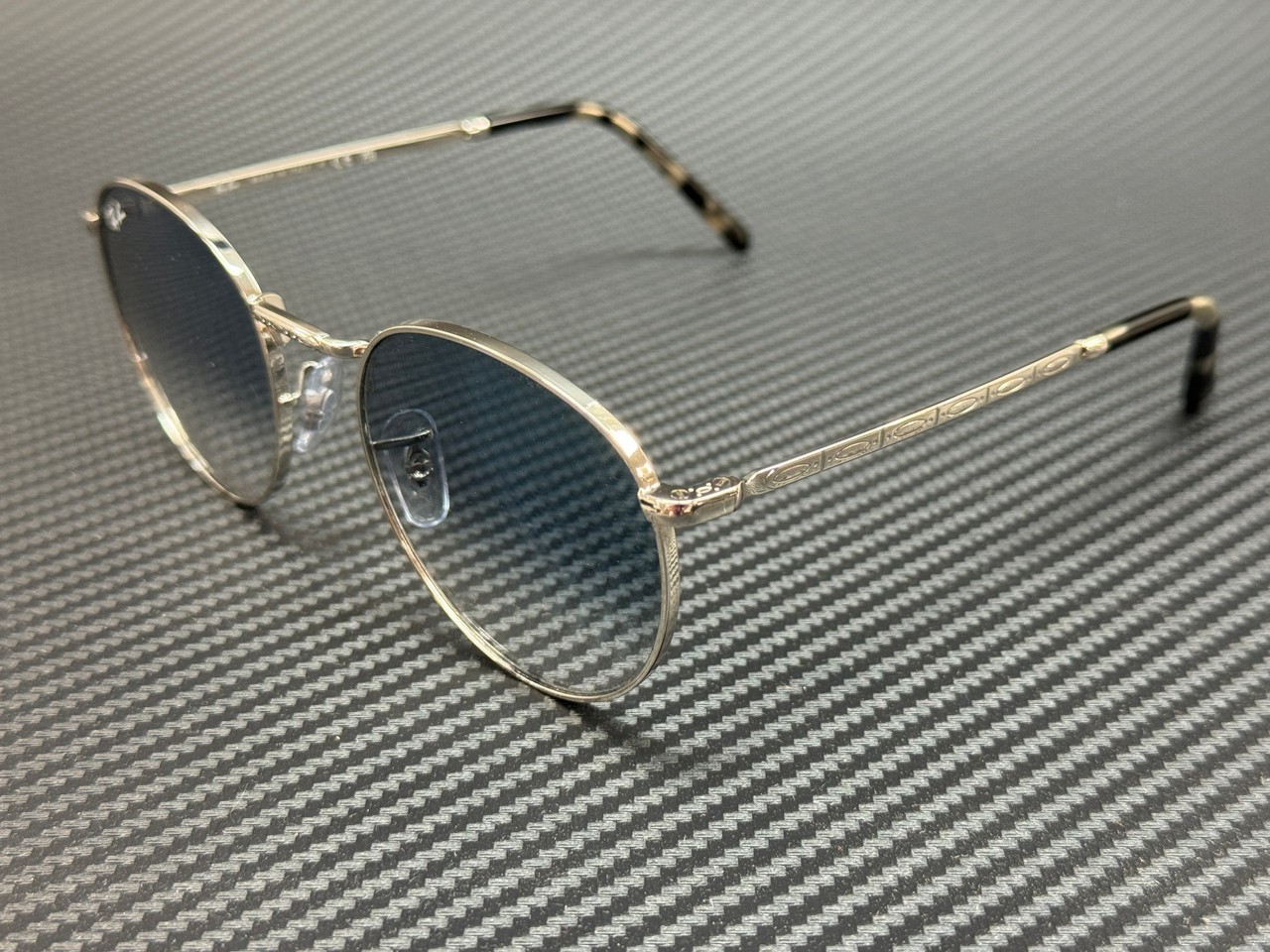 RAY BAN RB3637 003 3F Silver Blue Gradient Unisex 50 mm Sunglasses