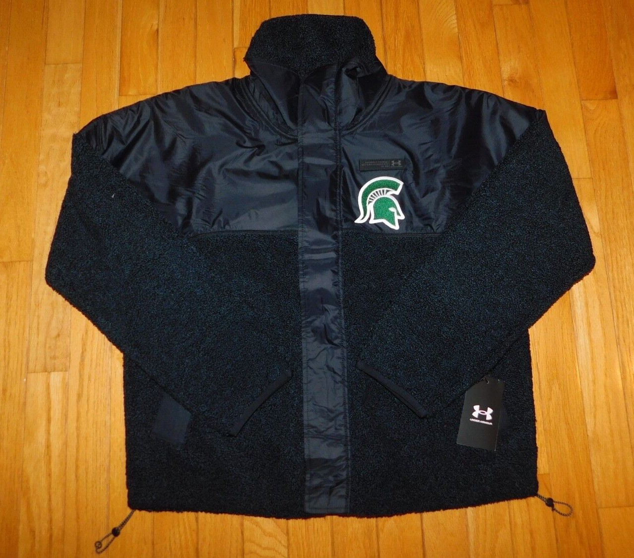 Michigan State Spartans Under Armour Mission Boucle Jacket/Swacket Ladies NWT