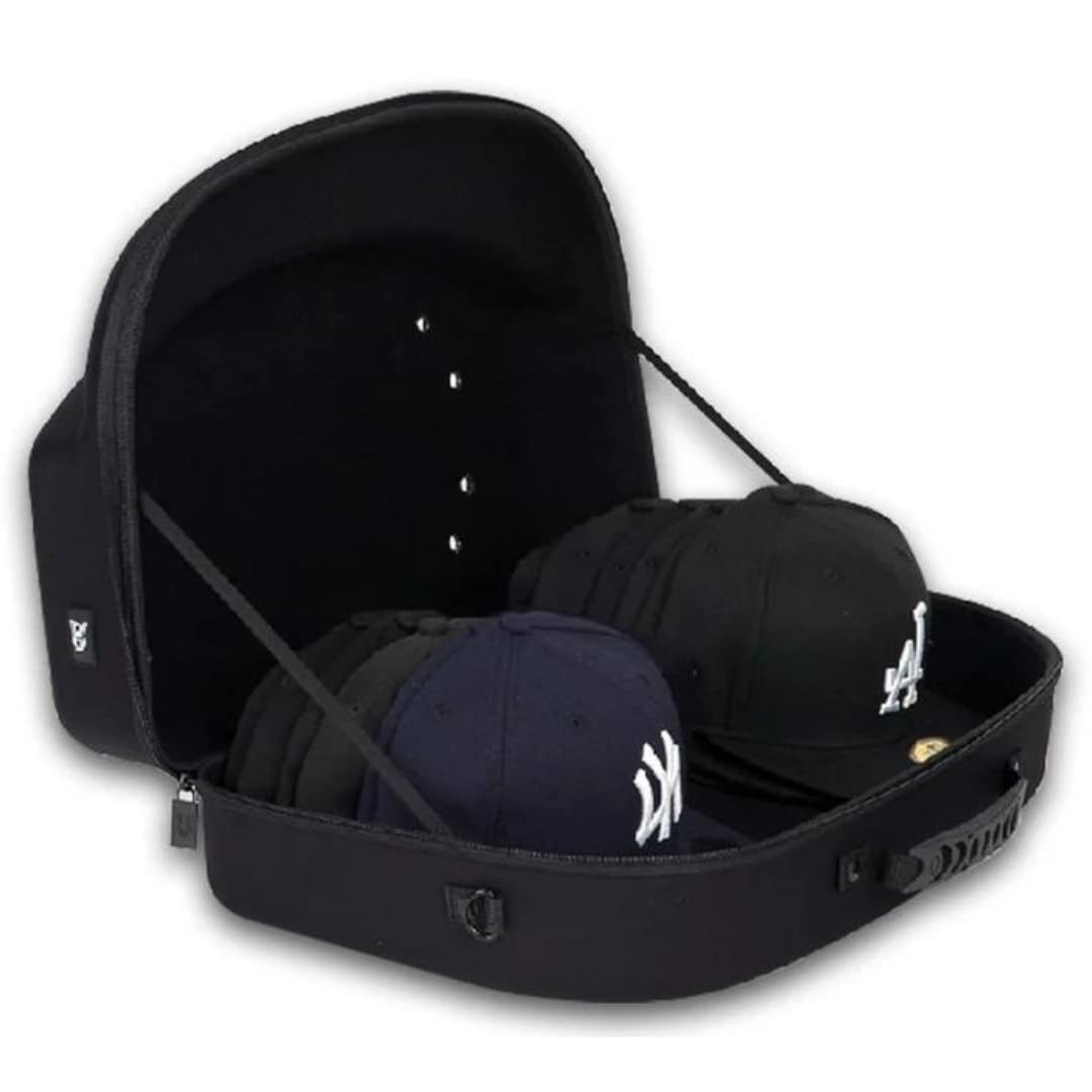 Homiegear Authentic Cap Carrier Case for 14 Caps -Water Resistant Cap Storage