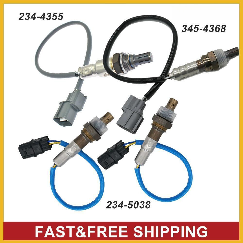 4x Up&Downstream Oxygen Sensor For Honda Odyssey 07-10 3.5L V6 234-4355/68/5033