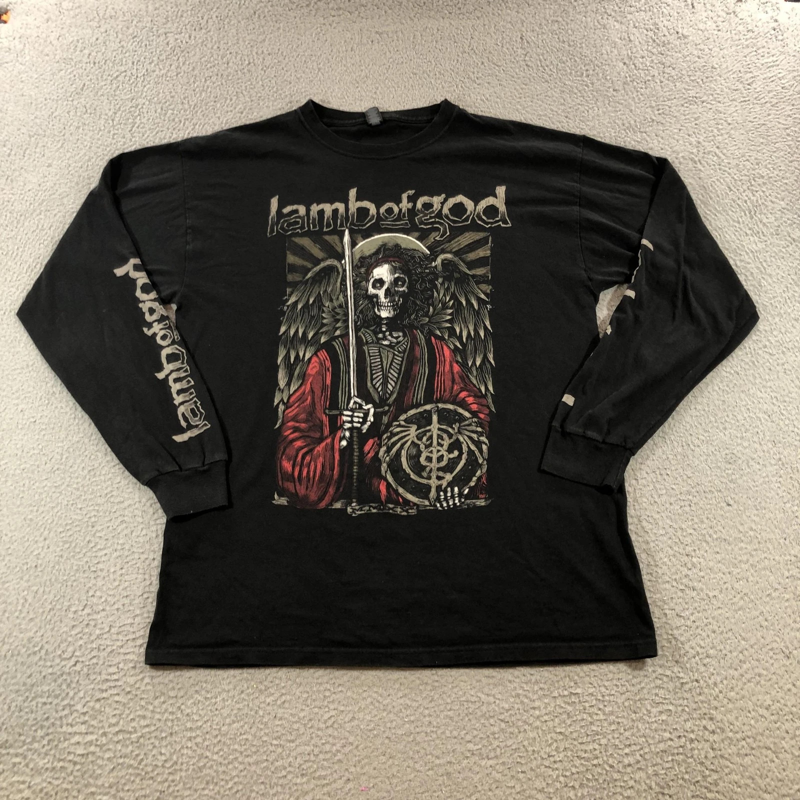 Lamb Of God Band Long Sleeve Black Shirt Unisex S to 5XL CR622