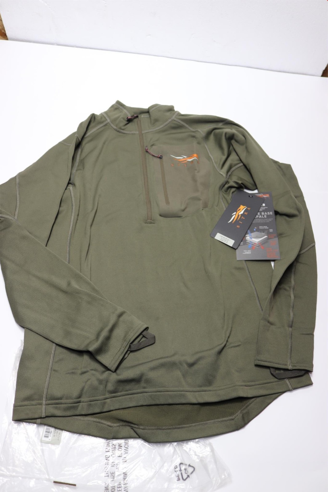 Sitka Gear Core Mid Wt MidWeight Zip-T Pyrite Medium Olive Green