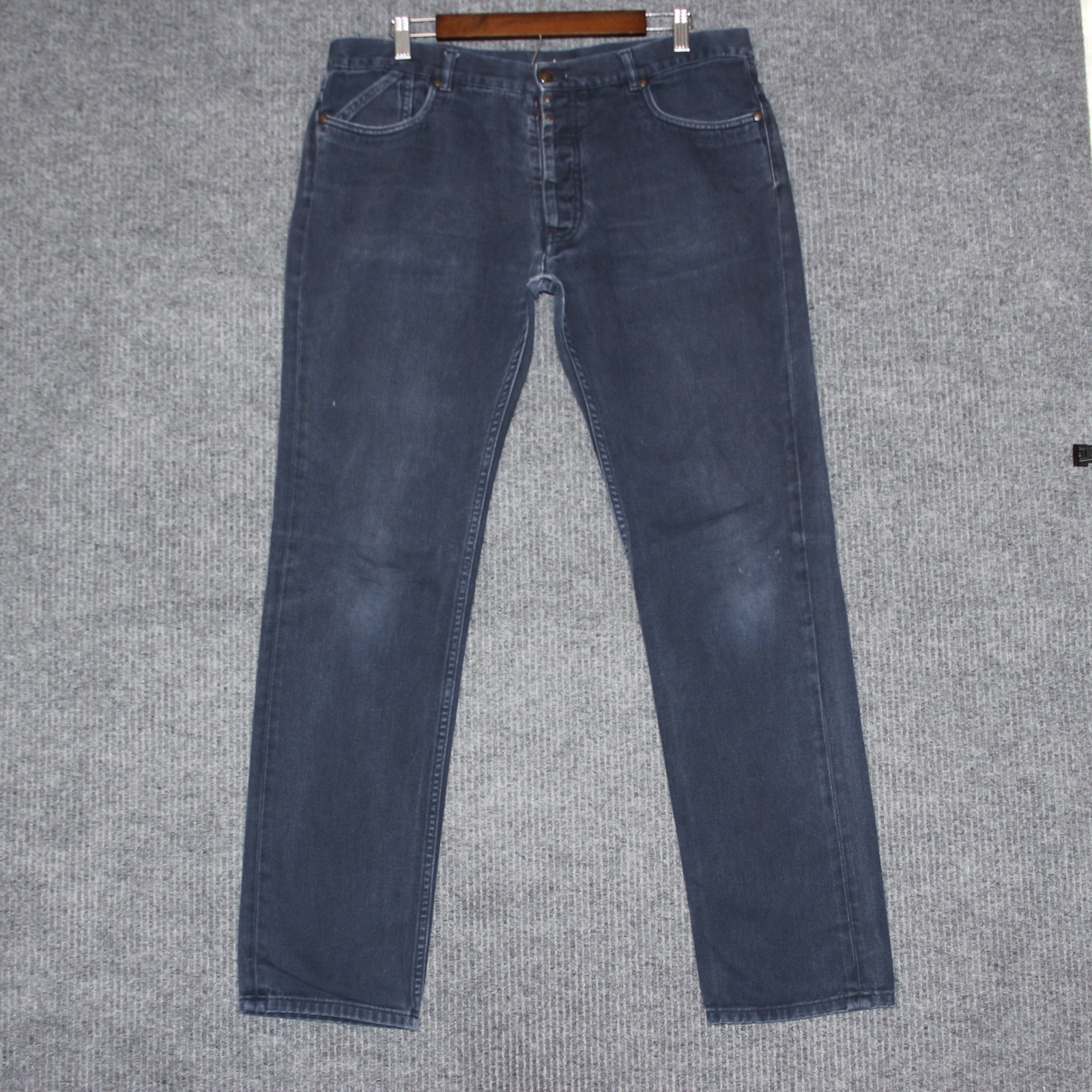 Vintage Maison Martin Margiela Distressed Wash Blue Denim Jeans Mens Size 54