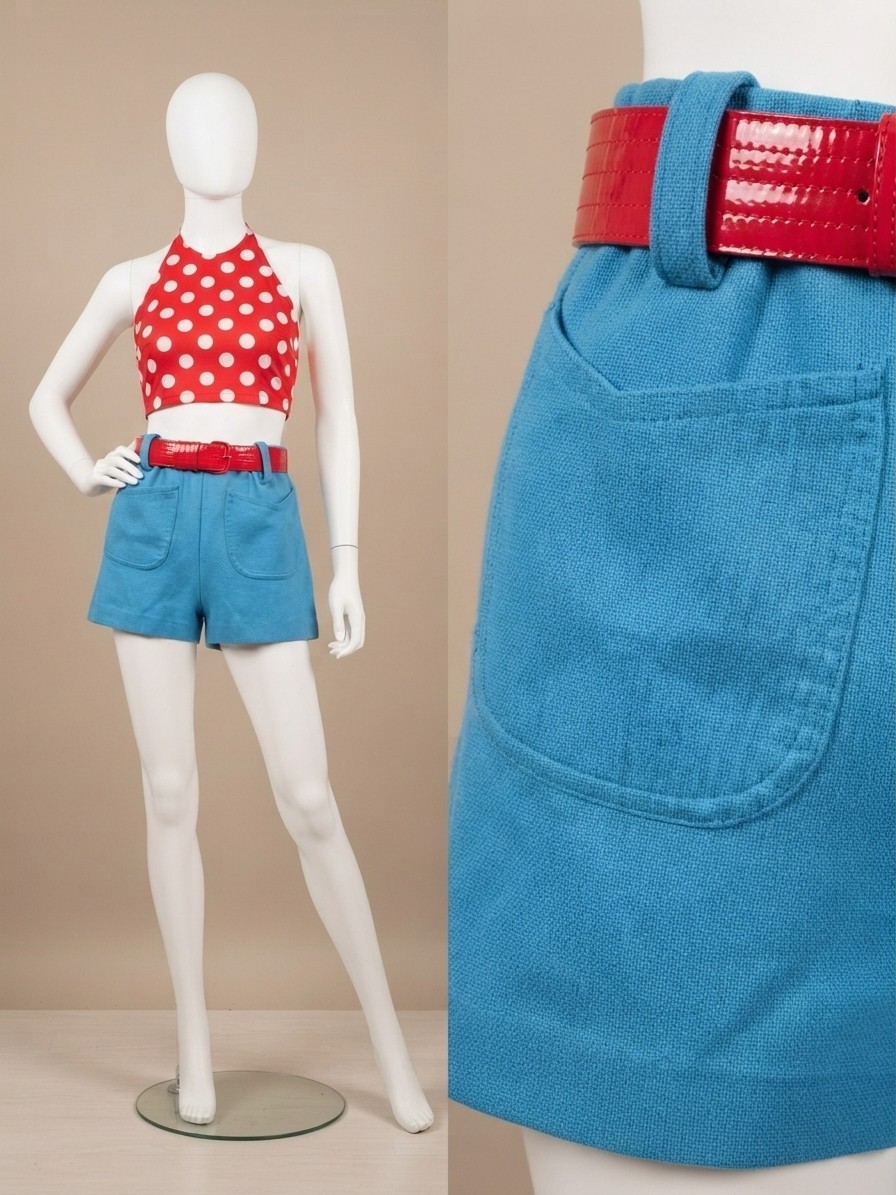 Vintage 1960s Mod John Meyer Gogo Shorts Size S