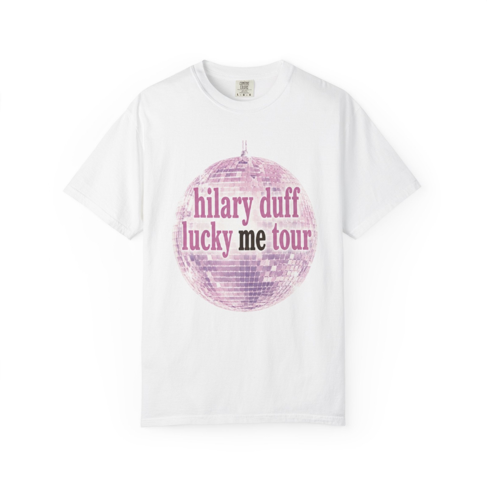 Hilary Duff Lucky Me Tour Disco Ball T-Shirt