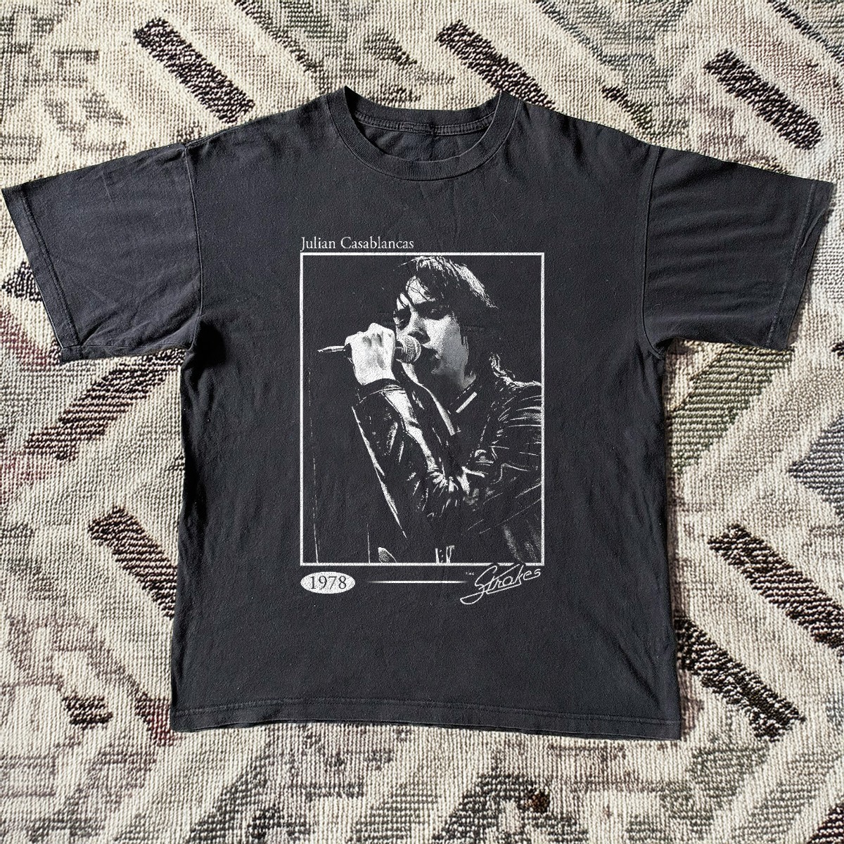 Vtg The Strokes Julian Casablancas Indie Rock T-Shirt S-5XL