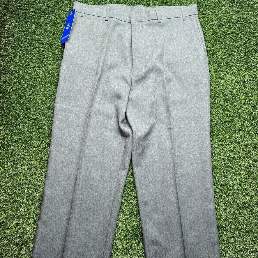 NWT VTG 90s Levis Action Slacks 38x29 Gray Pleated Work Trousers Dress Slacks
