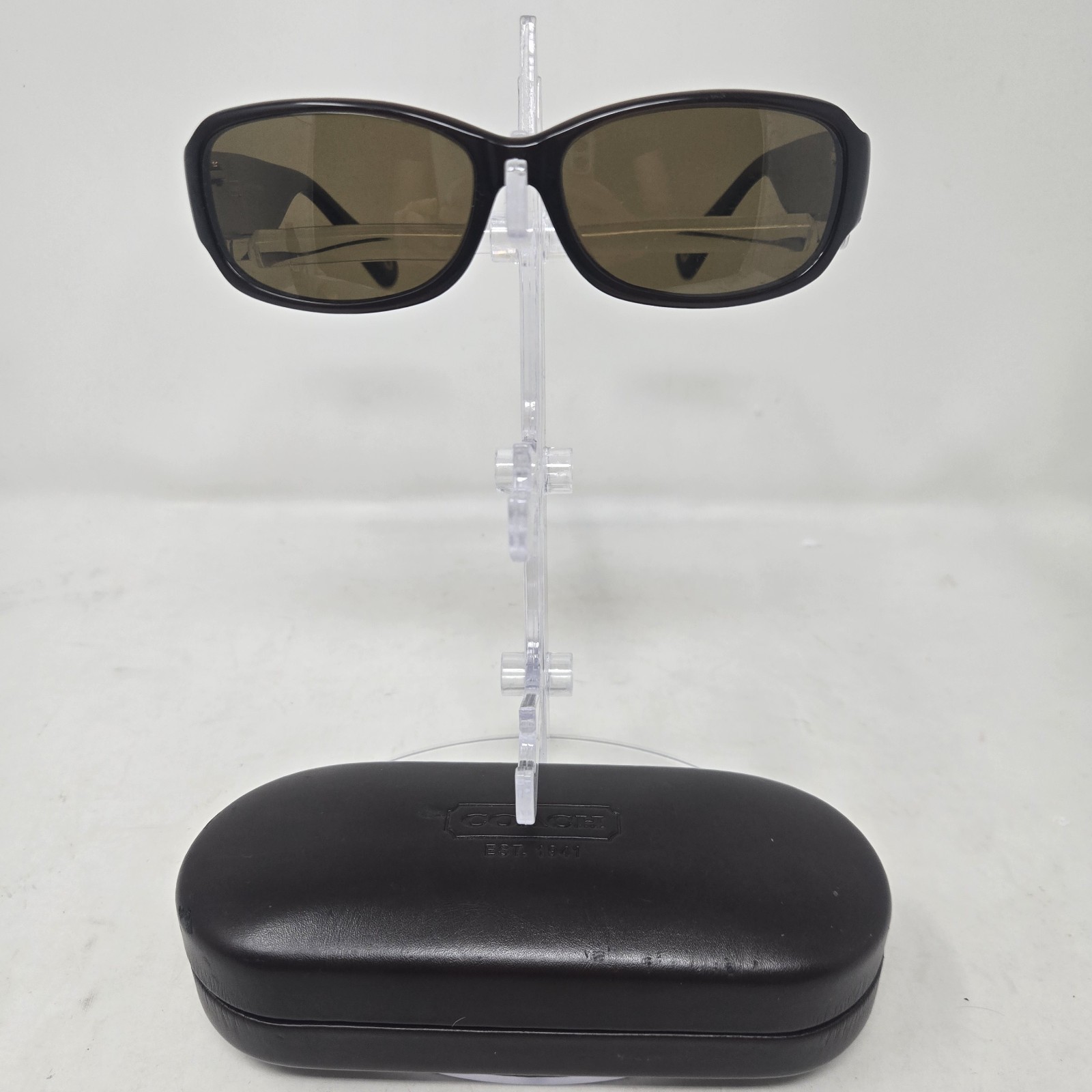 FRAMES ONLY Coach Sunglasses LISBETH 58-16-125 Brown Fade Full Rim Plastic