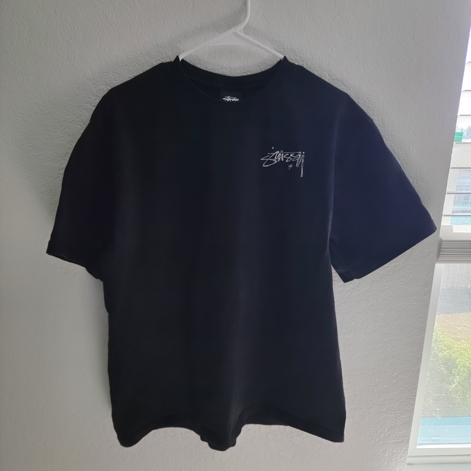 Stussy Mercury Tee Black T-Shirt Mercury Logo Size L