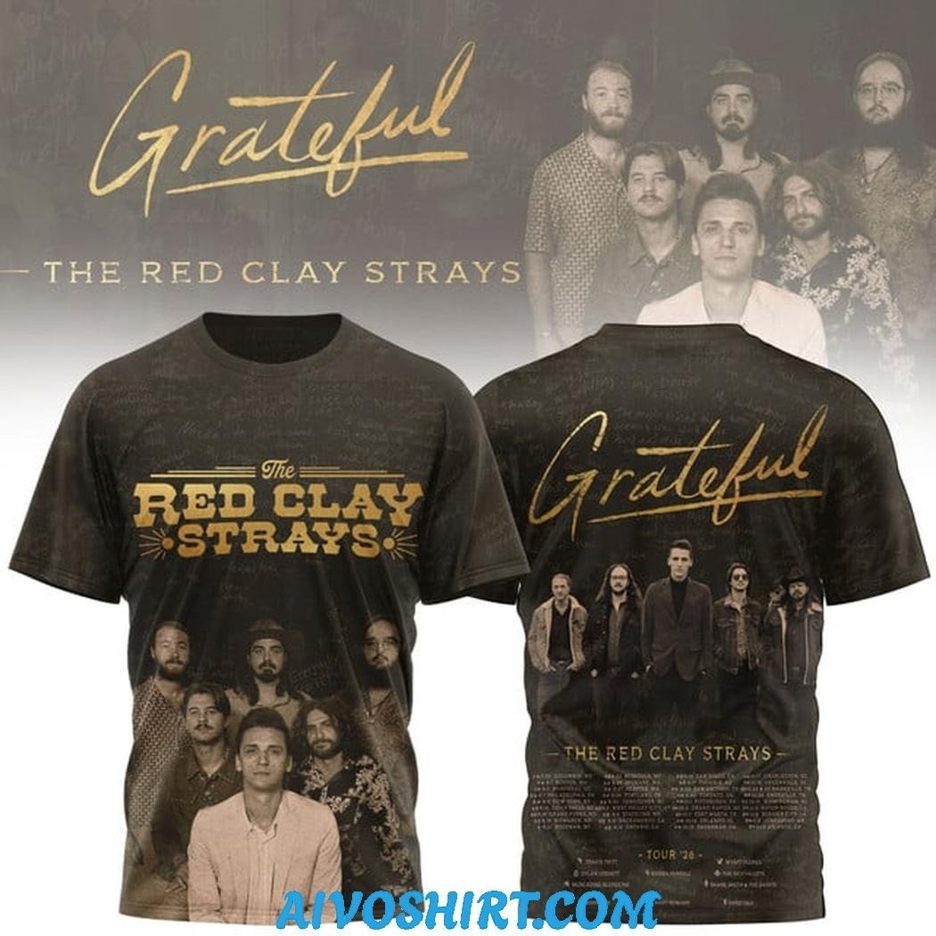 Hot Rare The Red Clay Strays Band On New Tour S to 5XL 3D AOP Shirt CK594