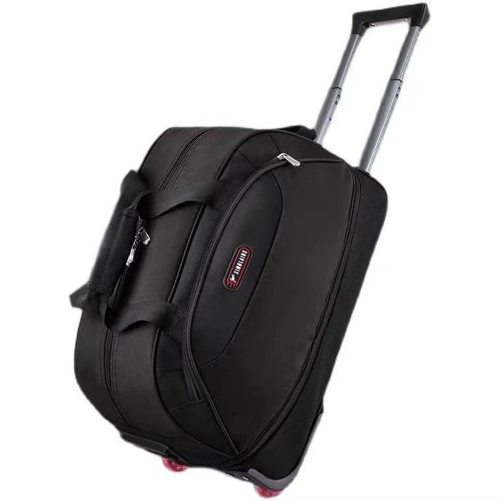 20-45L Upgrade Rolling Duffel Bag Trolley Travel Bag Waterproof Expandable Carry