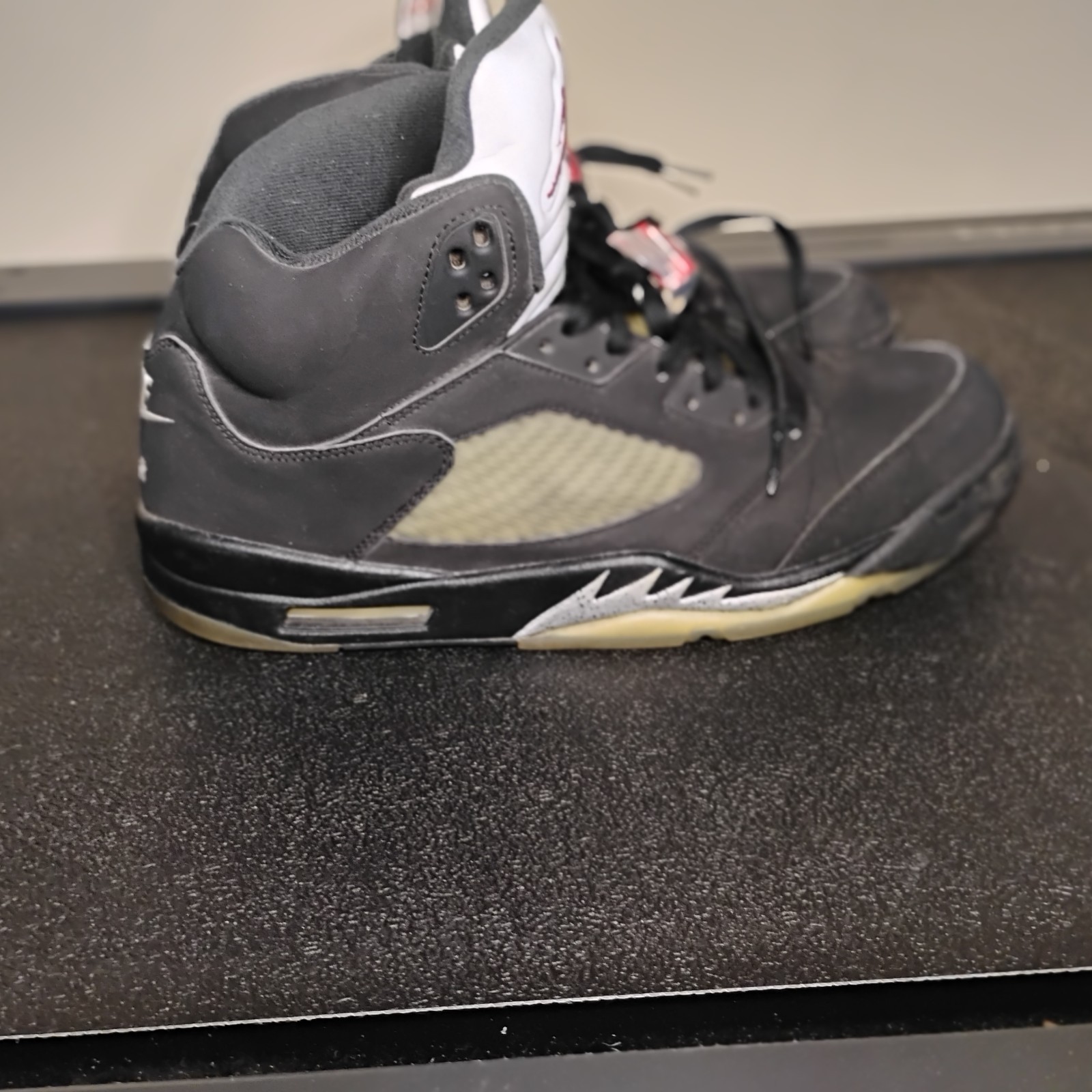 Jordan Air Retro 5 Black Metallic Og 2016 Size 14 men