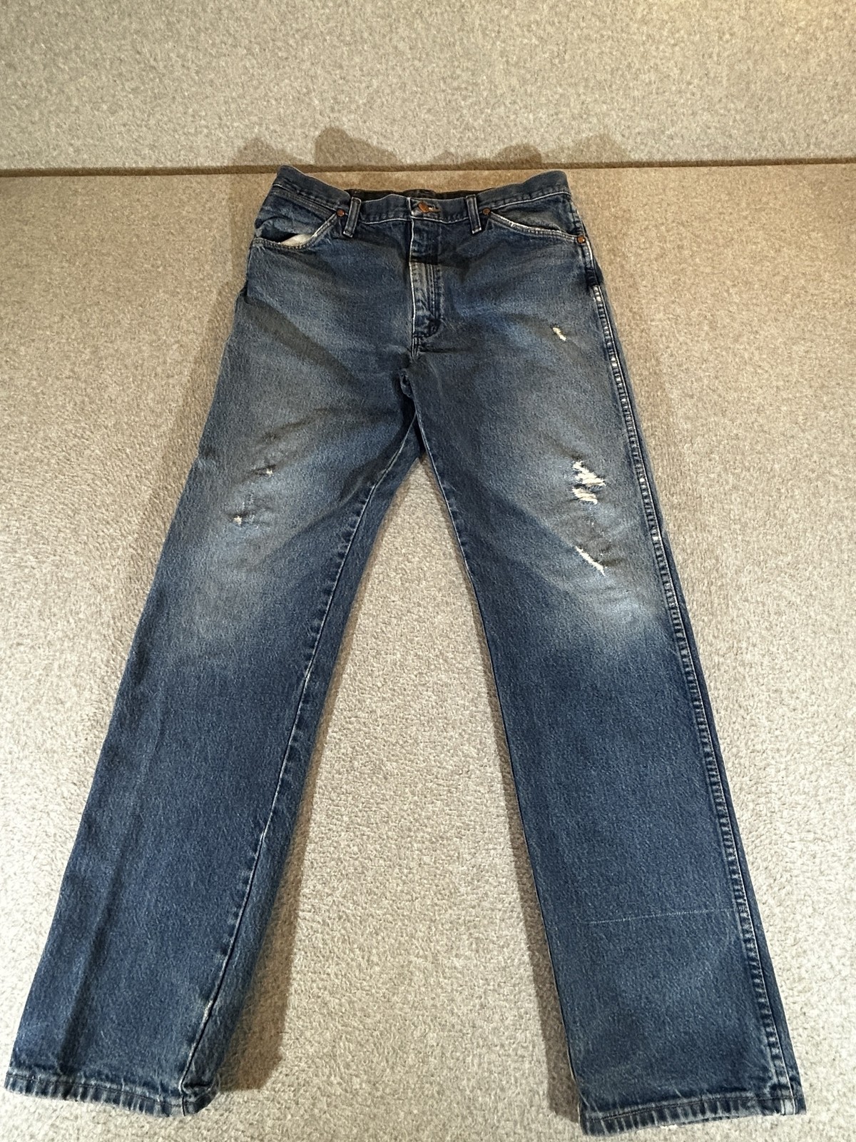 Wrangler Jeans Mens 36x34 Cowboy Cut Original Straight Western Workwear 13MWZ