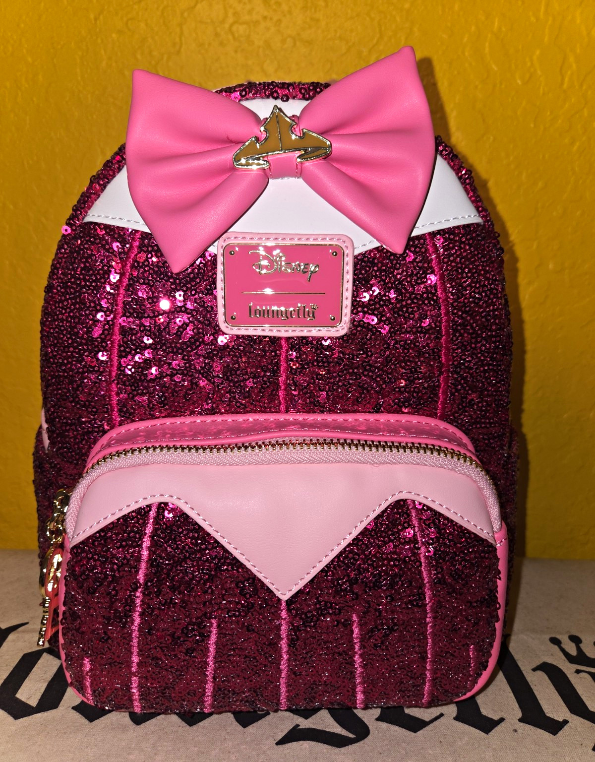 Loungefly Disney Princess Aurora Sequin Mini Backpack 