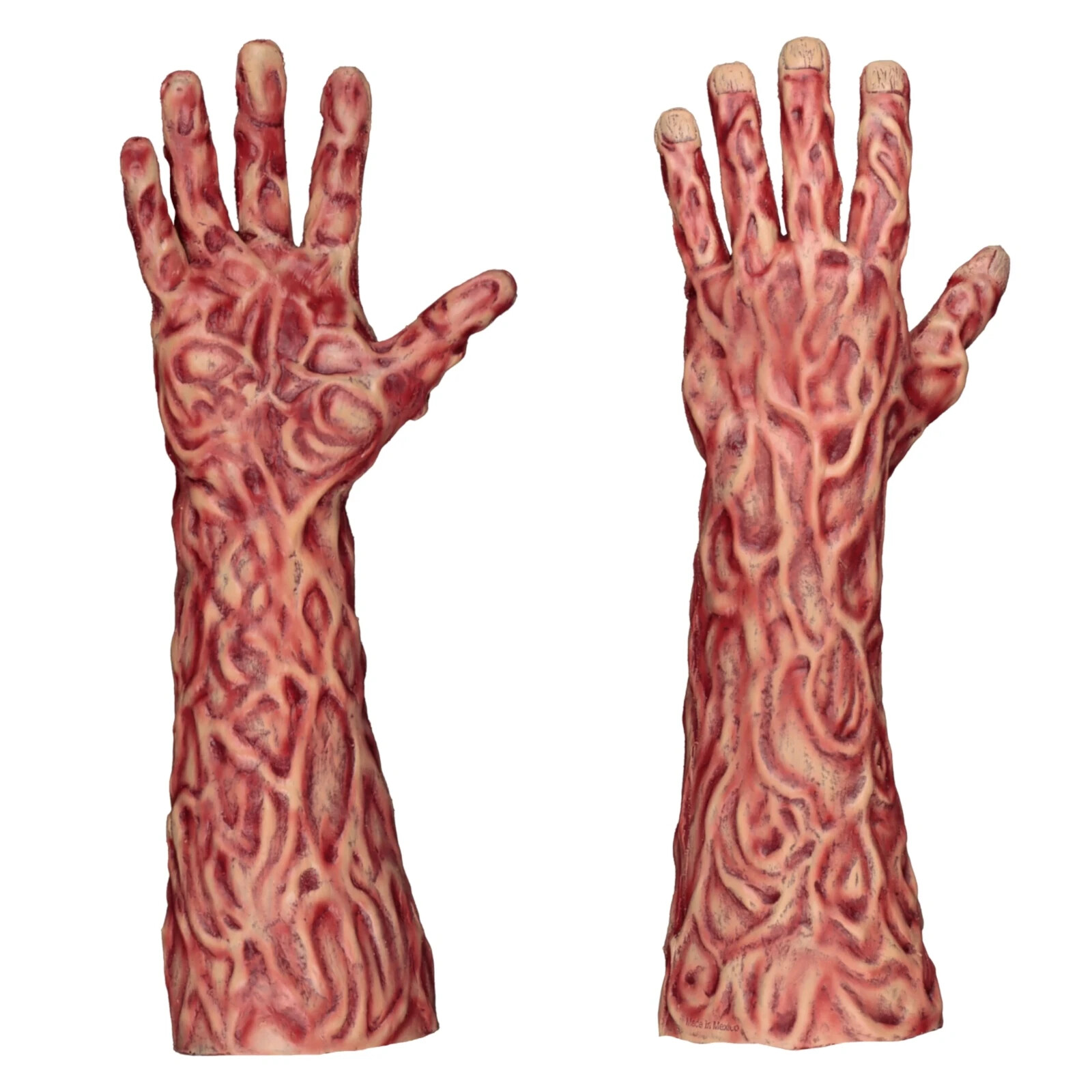 Ghoulish Productions Burned Man Hands Accessories Evil Gloves Halloween