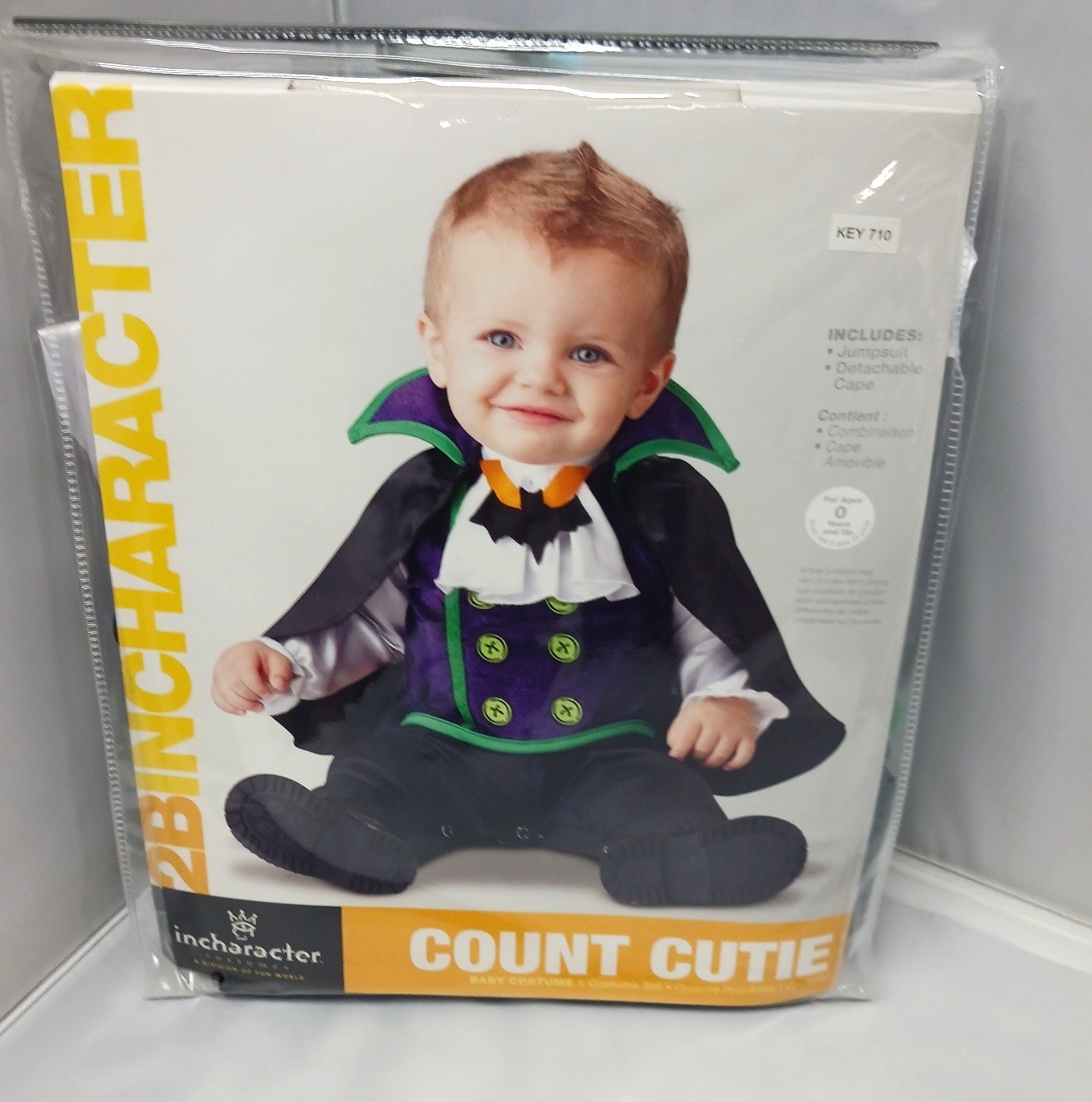 Count Cutie Baby Vampire Halloween Costume Infant Toddler NEW InCharacter
