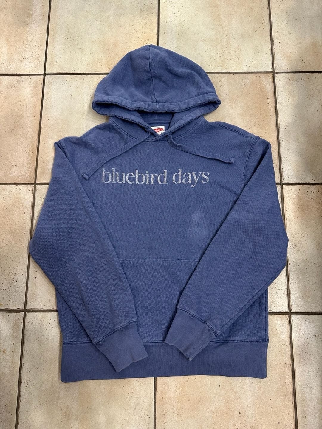 Standard Rec Bluebird Days Big Sky Montana Hoodie Size M Blue