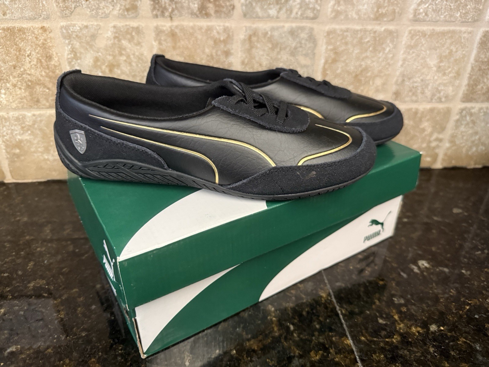 Puma 307008-01 Ferrari Ridge Cat Balle Lace Up Sneaker Womens 8 Sneakers Shoes