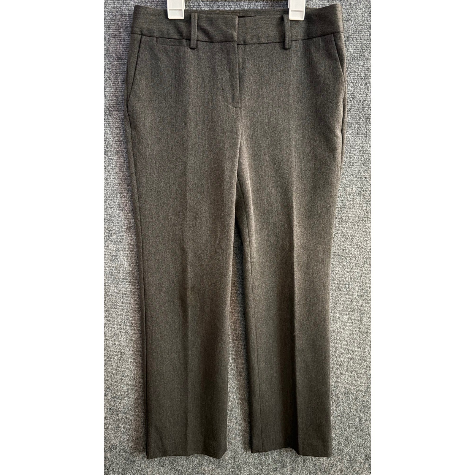Womens Talbots Barely Boot Pants 4P Charcoal Grey Heather Trousers