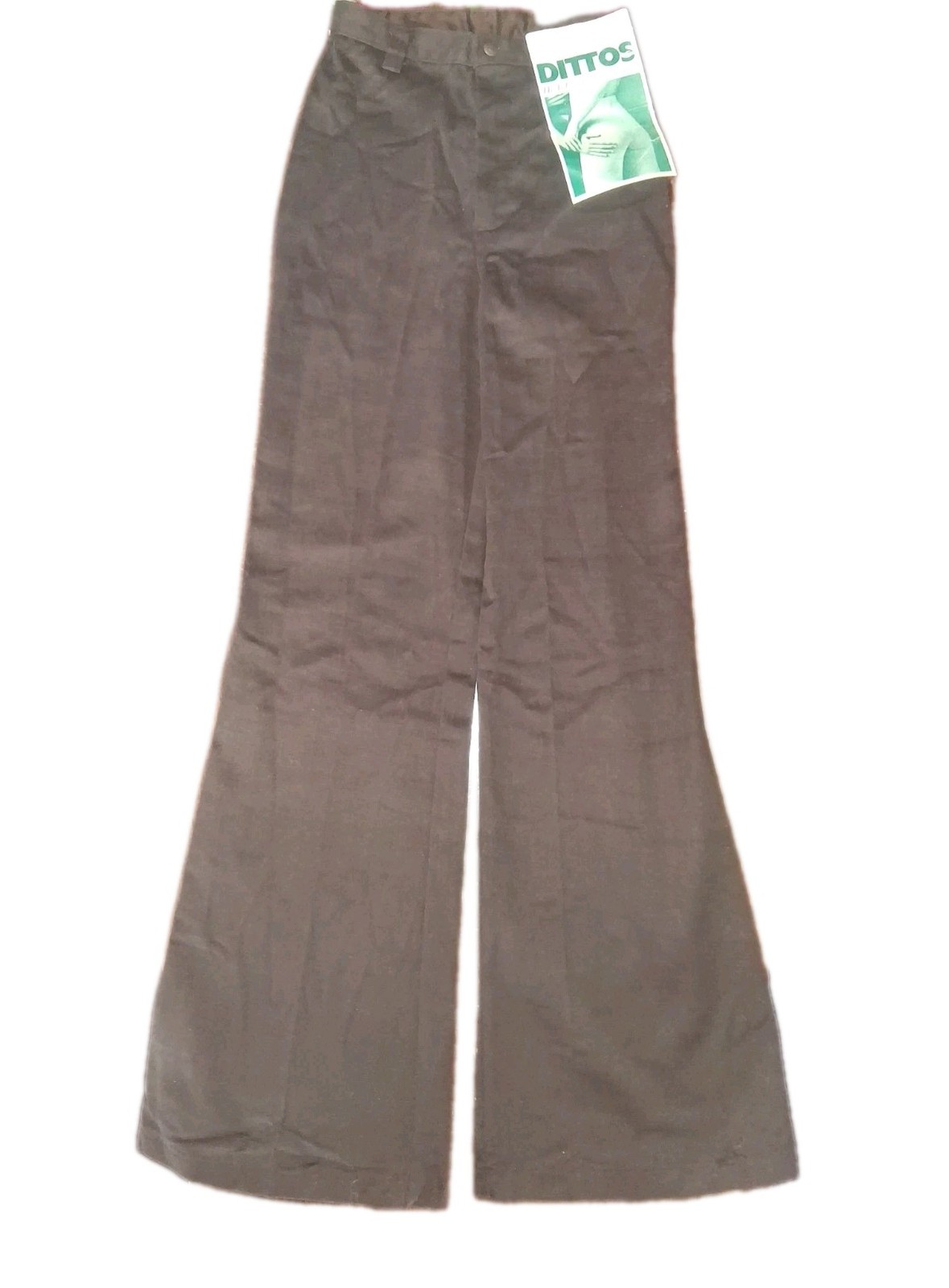 True Vintage 70s Dittos High-Risers Saddleback Bell Bottoms NOS NWT Junior 5
