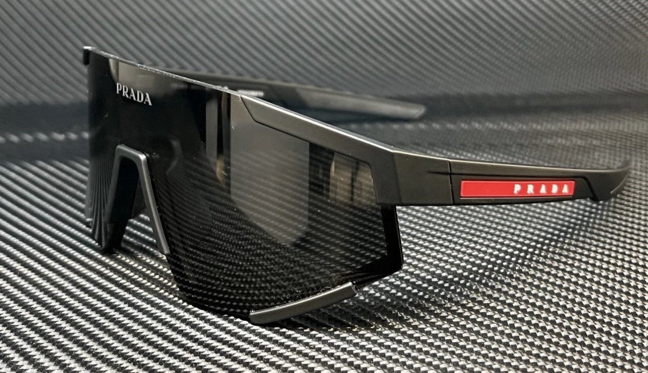 PRADA LINEA ROSSA PS 04WS DG006F Matte Black Men\'s 63 mm Sunglasses Free 🚛