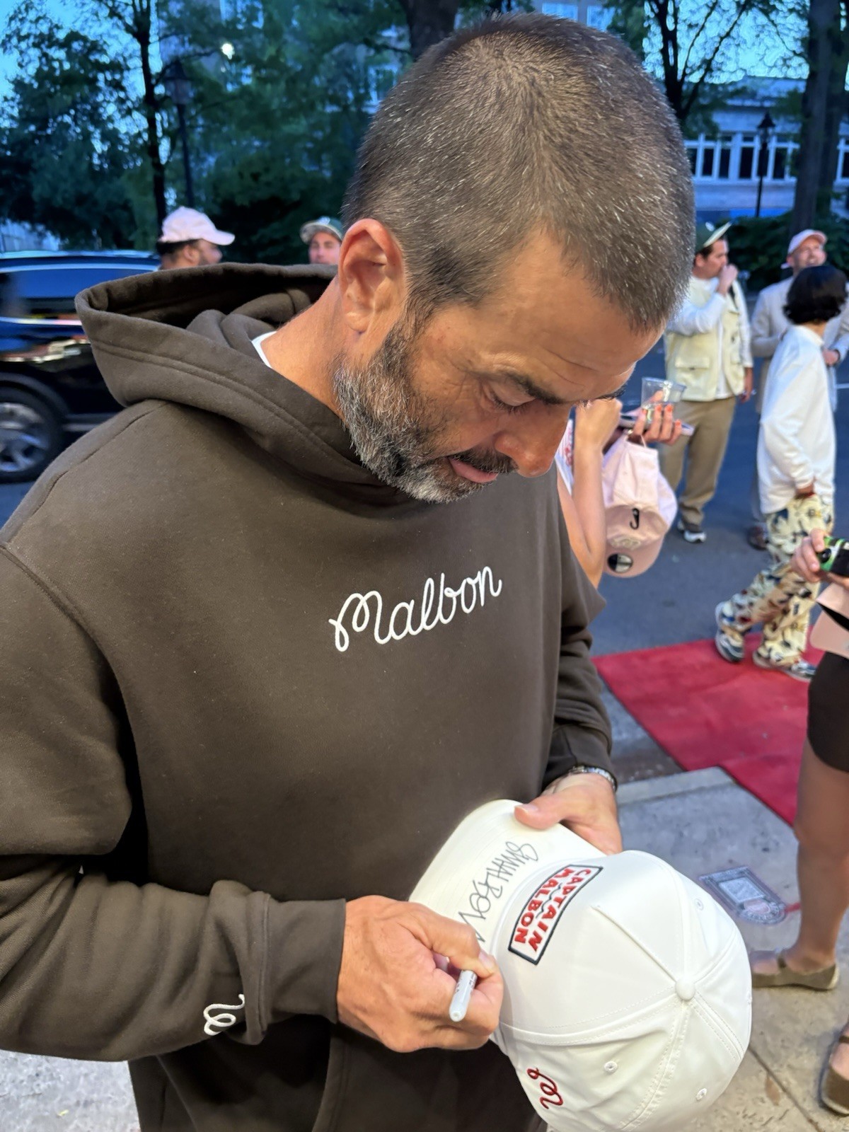 RARE Stephen Malbon Autographed Hat (Captain Malbon) 