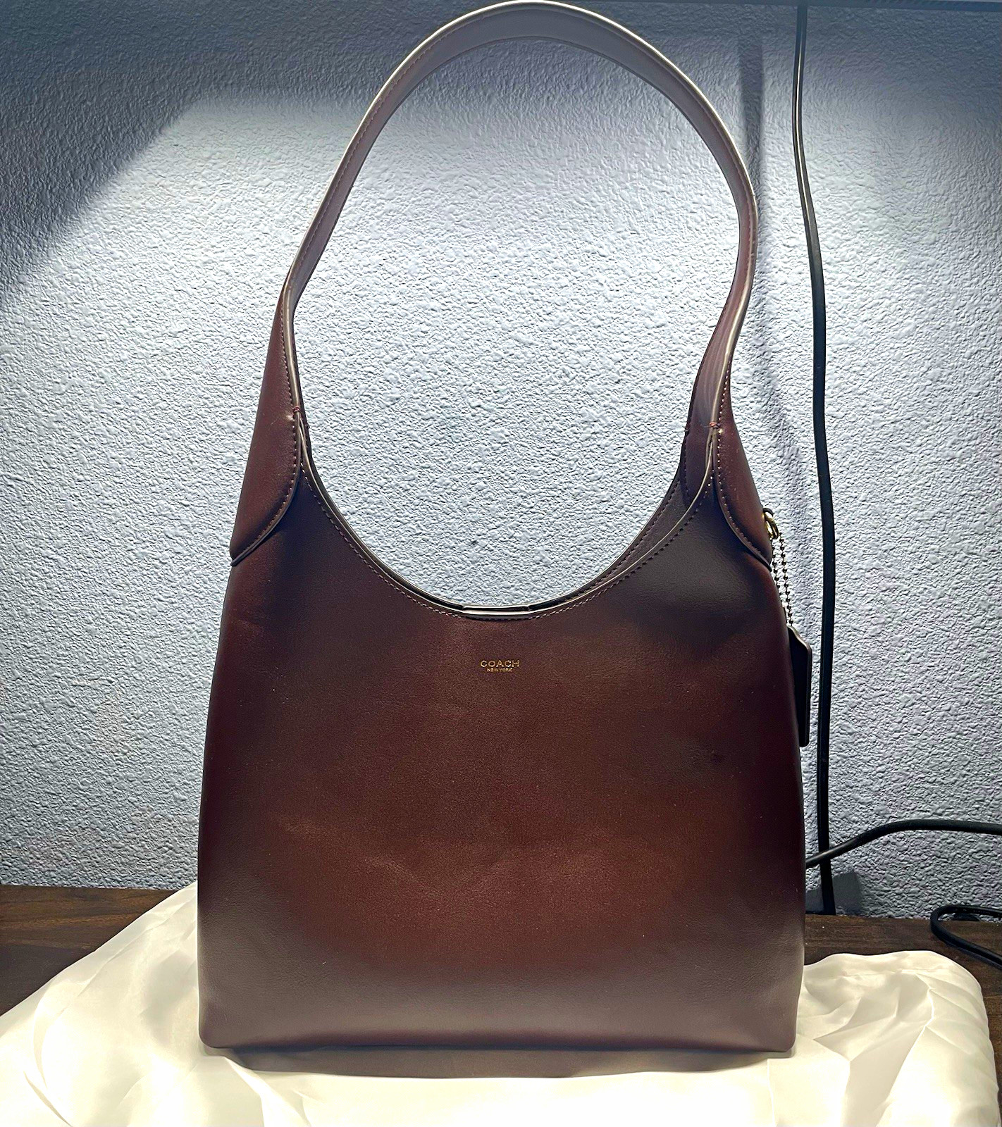 Coach Brooklyn 28 Brown Shoulder Bag NEW With Dust Bag