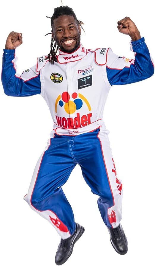Adult Unisex Ricky Bobby Replica Race Driver Jumpsuit Halloween Cosplay Costume