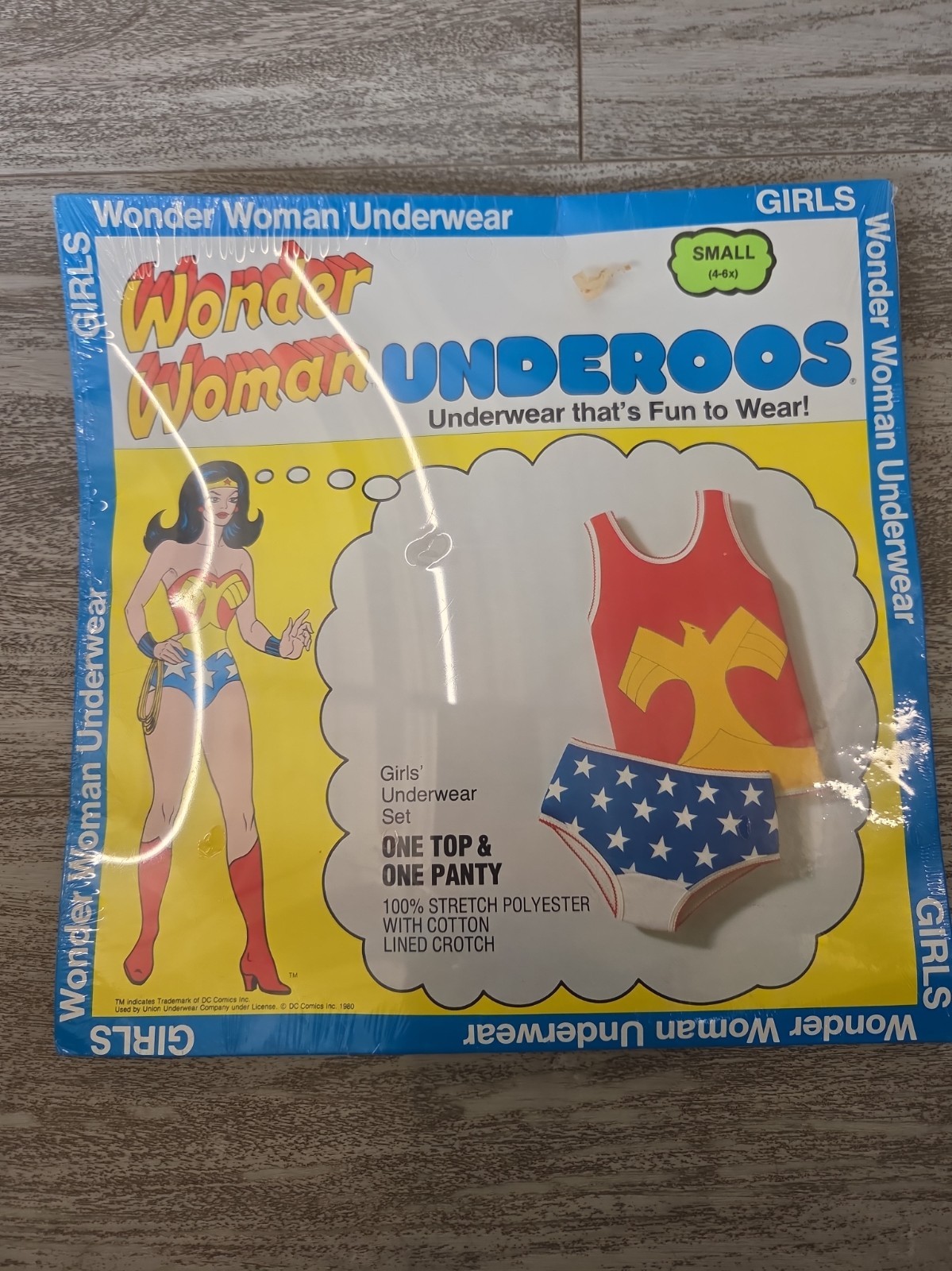 Underoos 1979 Wonder Woman STILL SEALED Vintage Size Small Girls NEW