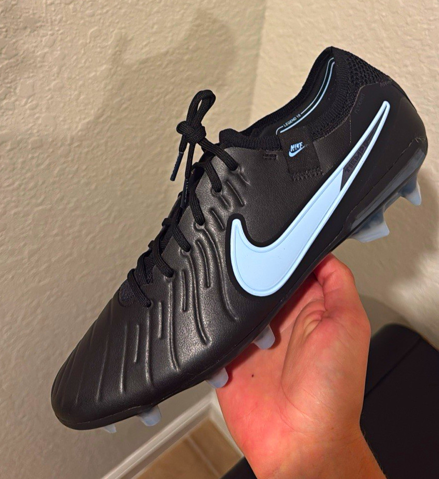 Nike Tiempo Legend 10 Elite FG Men\'s Soccer Cleats Black/White New w/Box