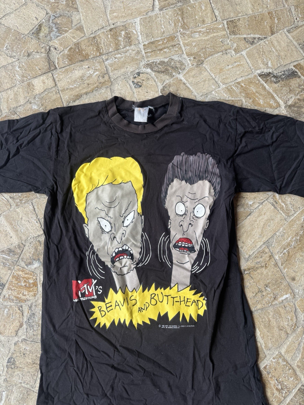 Vintage 1994 Super Rare Single Stitch MTV x Beavis And Butthead Promo Tee